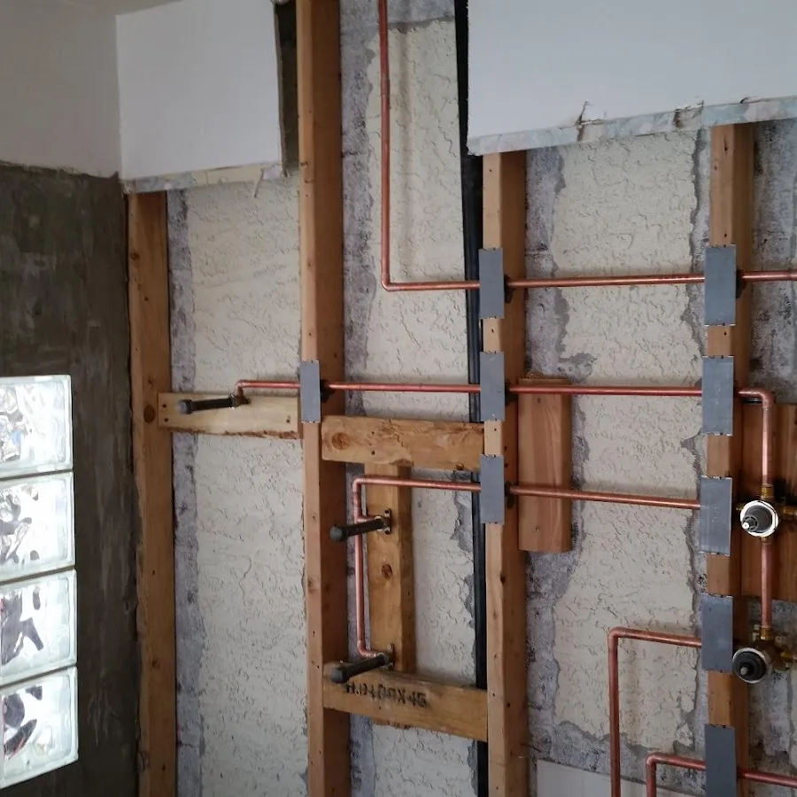Copper pipe installation for Burst Pipe Repair in Denton