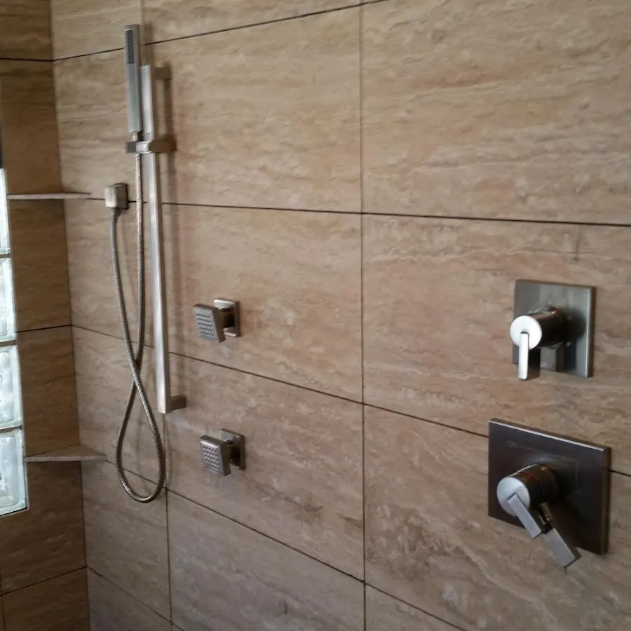 Shower fixture installation for Water Heater Installation in Denton